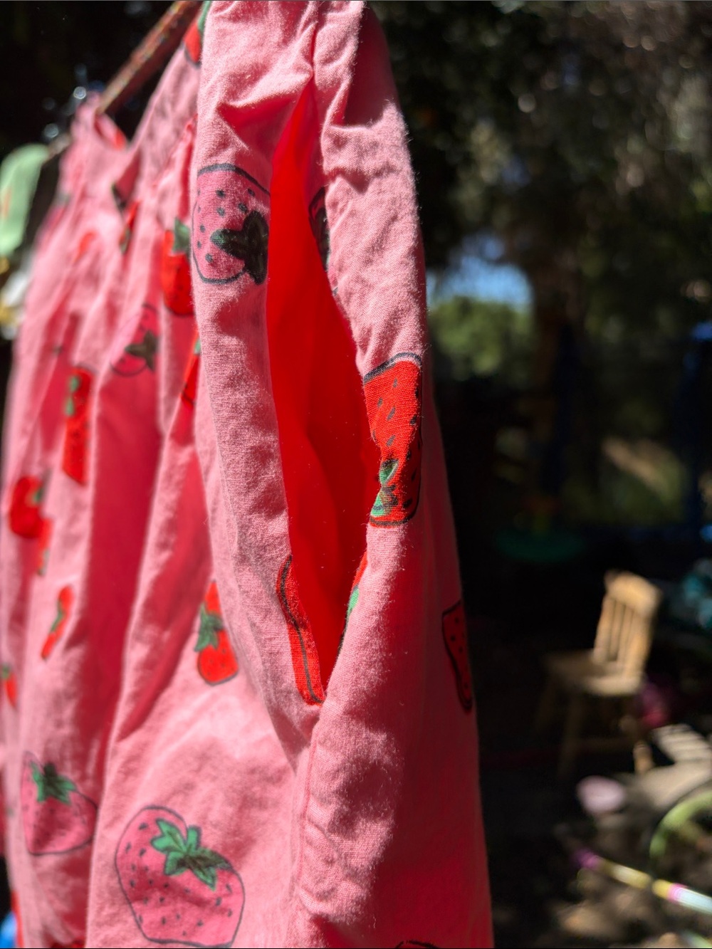 Strawberry Skirt w/ Pockets - Picture 5 of 5